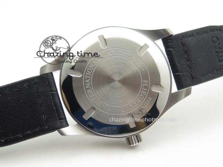 MIROTIME 0721 Mark XVII 1:1 MK Maker Best Edition SS Black Dial On Black Leather Strap A Sporty 7372